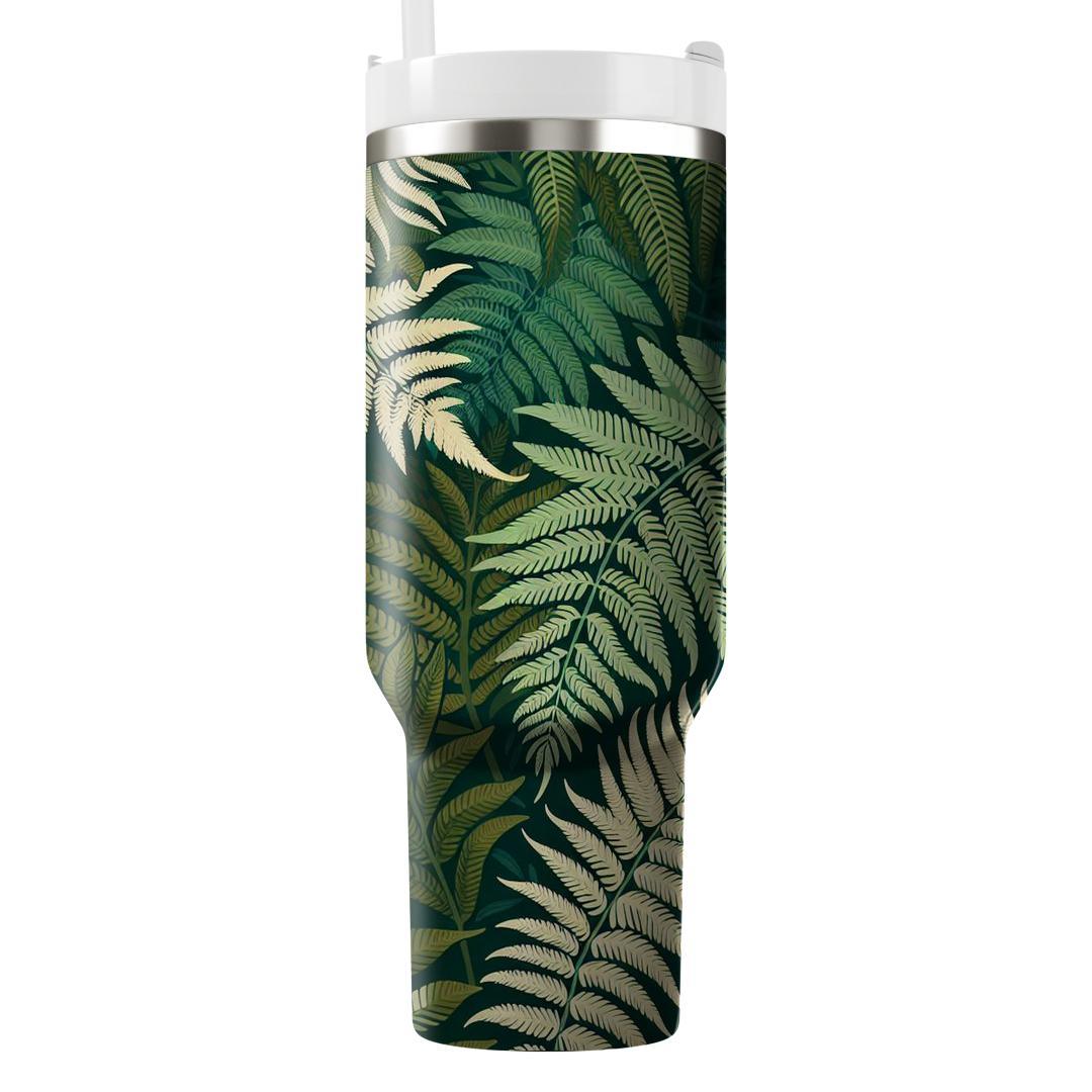 Lush Fern Oasis  Unique Tumblers