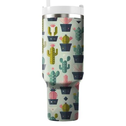 Charming Cactus Pattern  Tumblers For Gifts