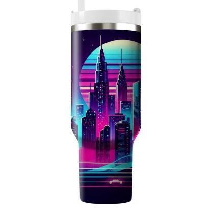 Retro Night Life  Personalized Tumblers