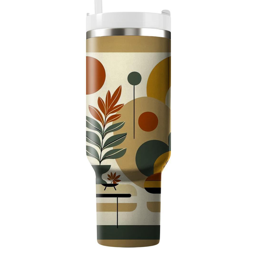 Chic Mid-century Mod  Personalized Tumblers