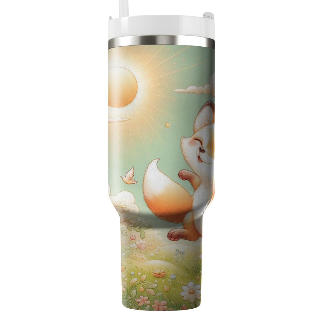 Cute Baby Fox  Travel Tumblers