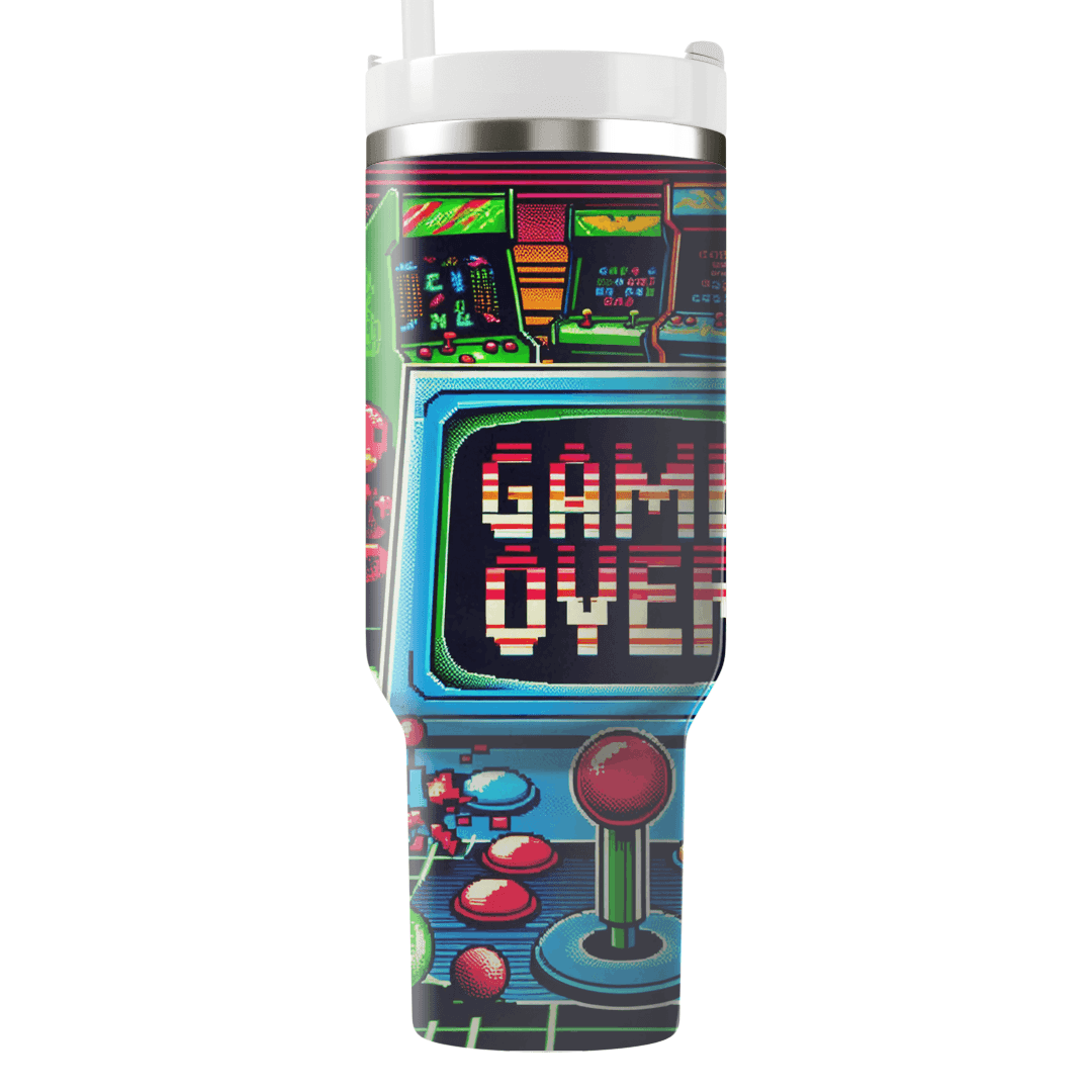 Retro Game Over Custom Tumblers