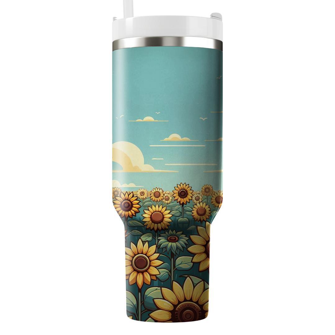Sunflower Dreamscape  Unique Tumblers