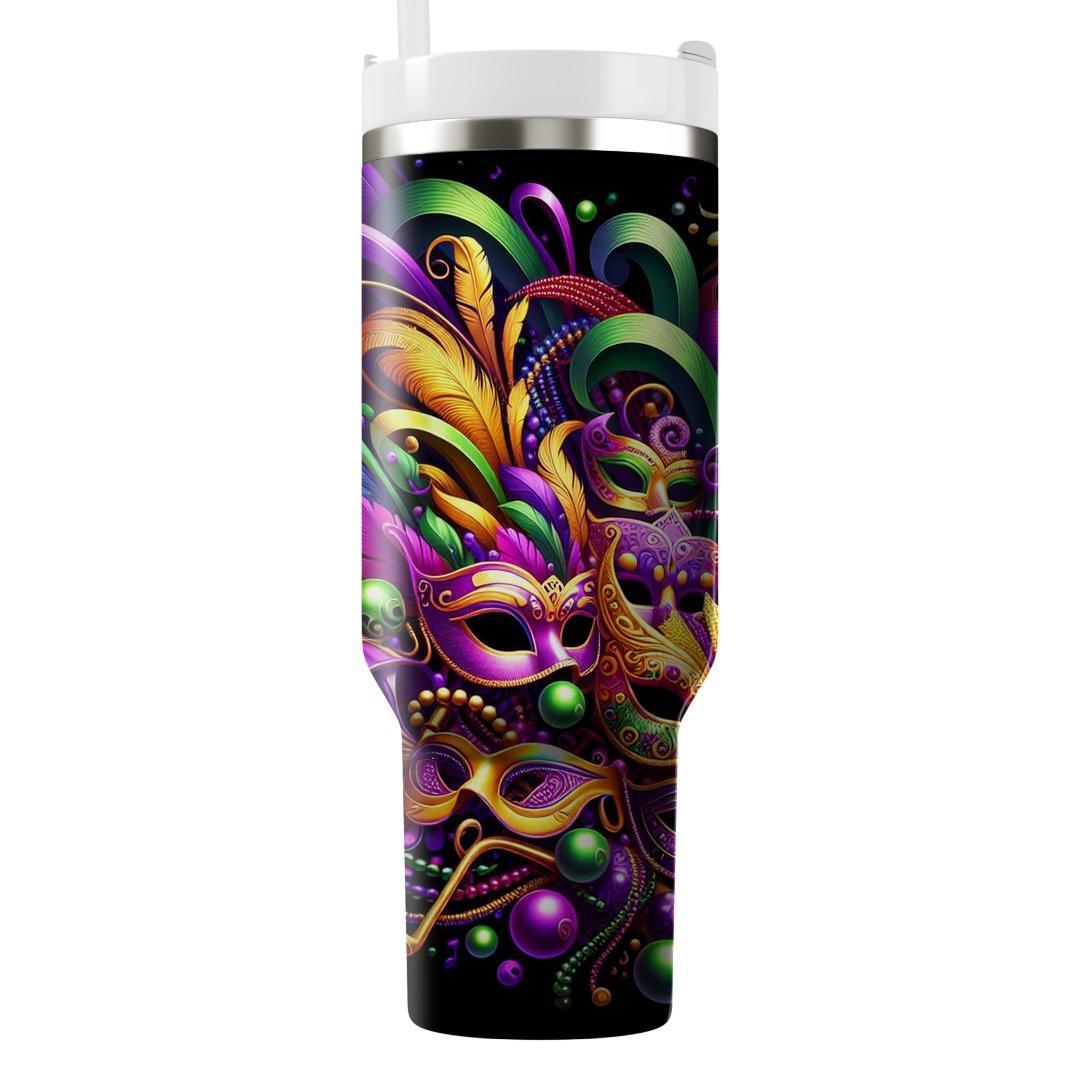 Carnival Vibes - Mardi Gras  Tumblers With Lids