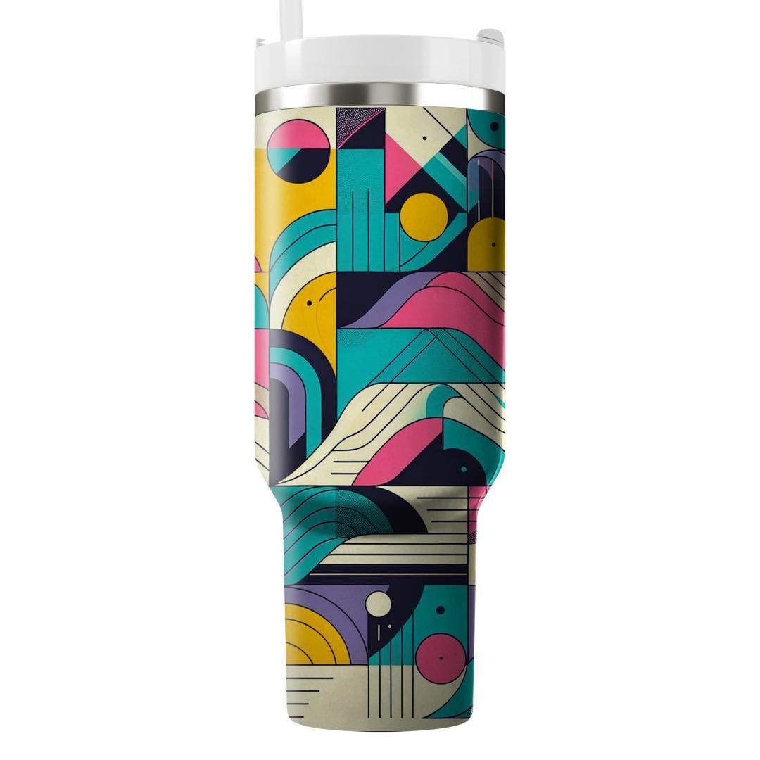 Modern Art Shapes  Insulated Tumblers