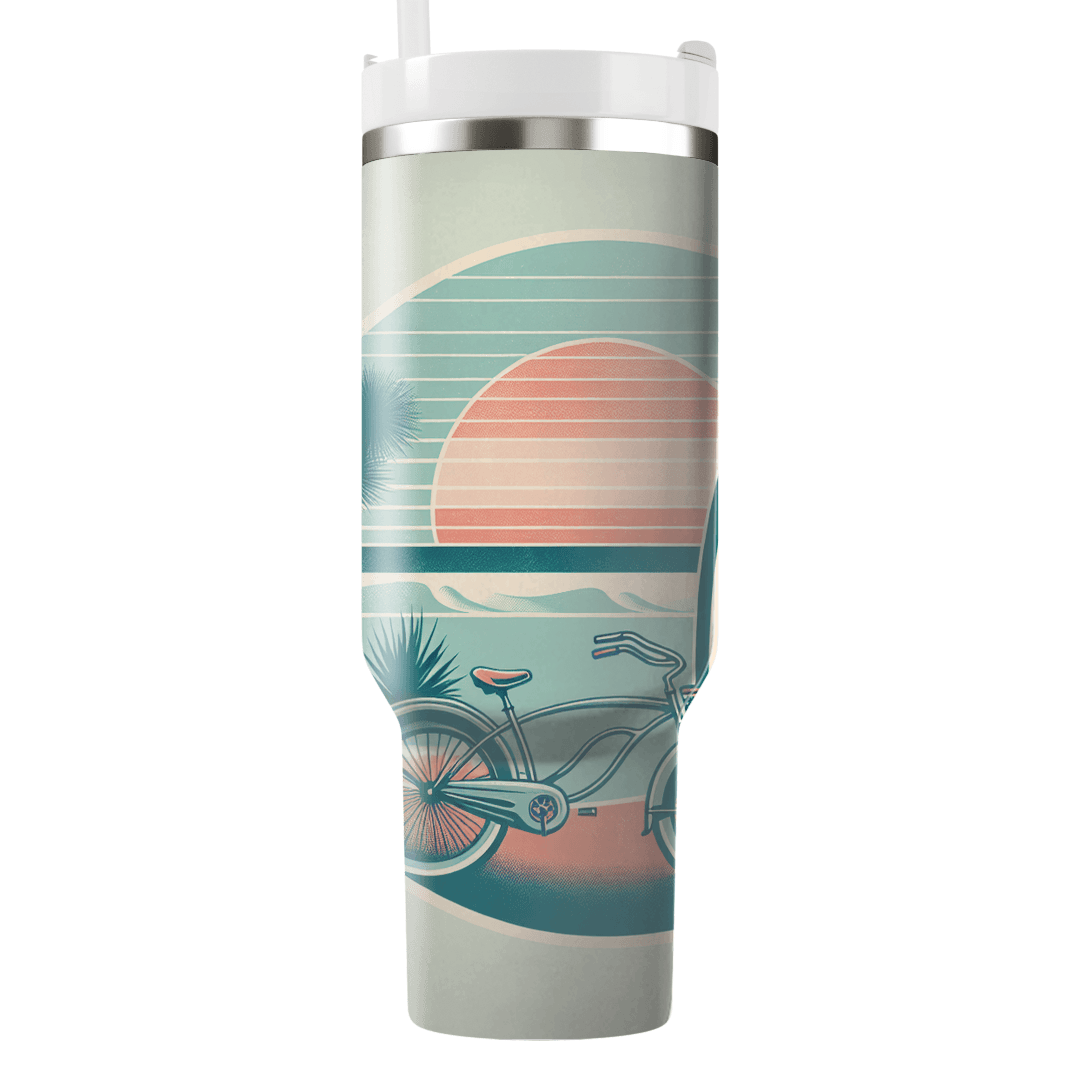 Retro Beach Cruiser  Custom Tumblers