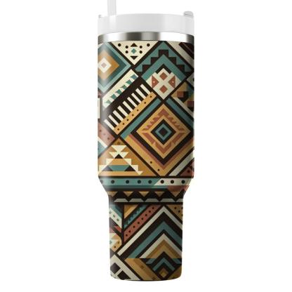 Aztec Geometric Rhythm  Tumblers For Gifts