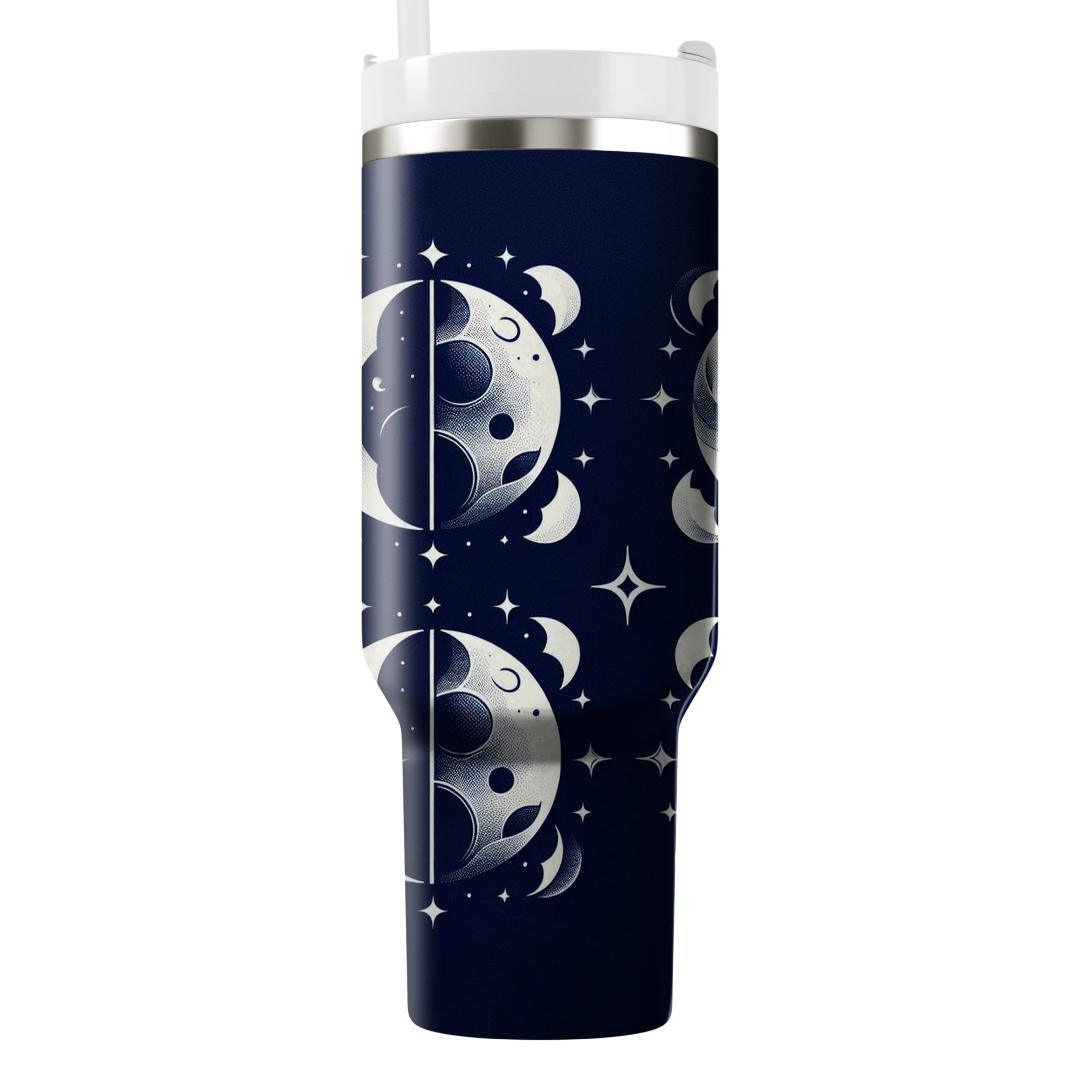Celestial Moon Phase  Tumblers With Lids