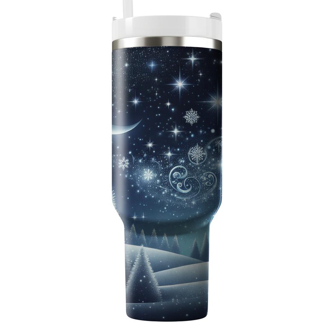 Midnight Winter Magic  Travel Tumblers