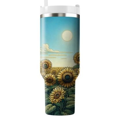 Field Of Sunflowers  Insulated Tumblers