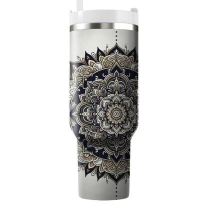 Symmetrical Mandala Fusion  Tumblers For Gifts