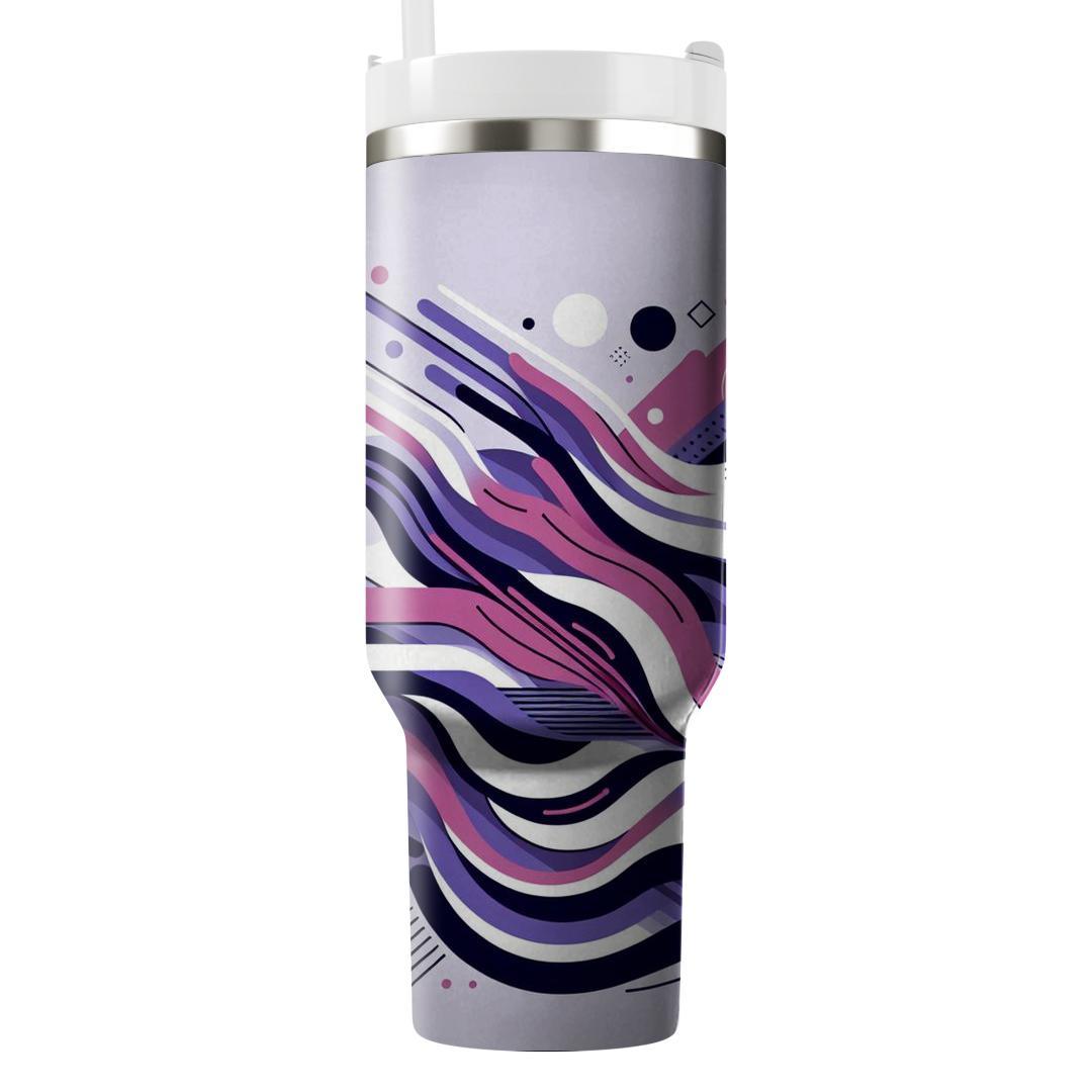 Dynamic Lines And Curves  Insulated Tumblers