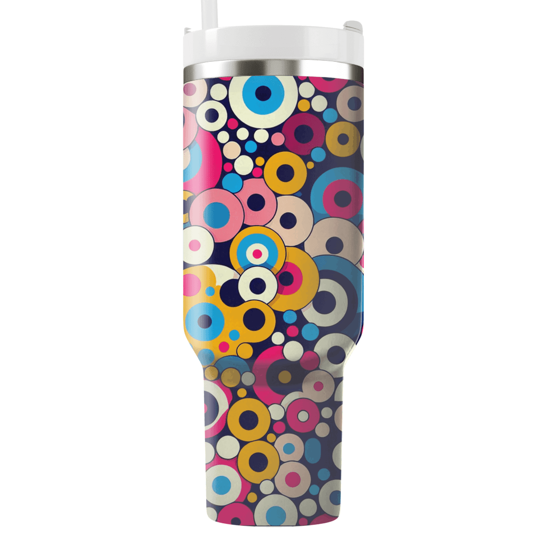 Playful Geometric Dots Custom Tumblers