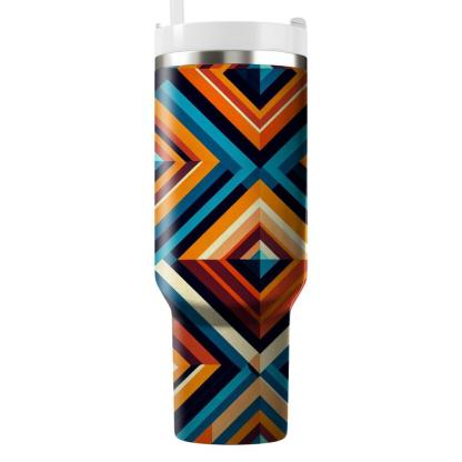 Geometric Rhombus Design  Tumblers For Gifts