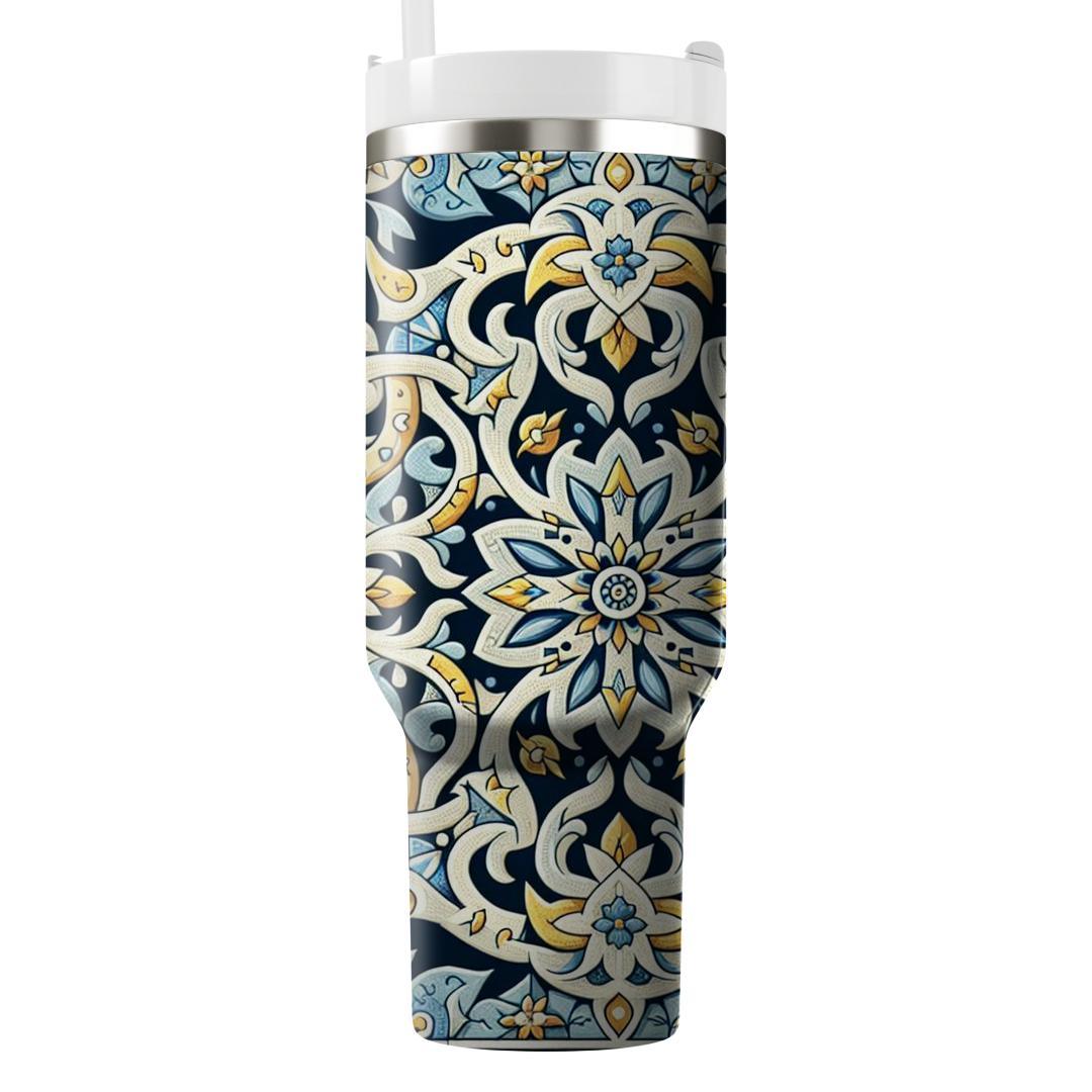 Italian Majolica Tiles  Insulated Tumblers