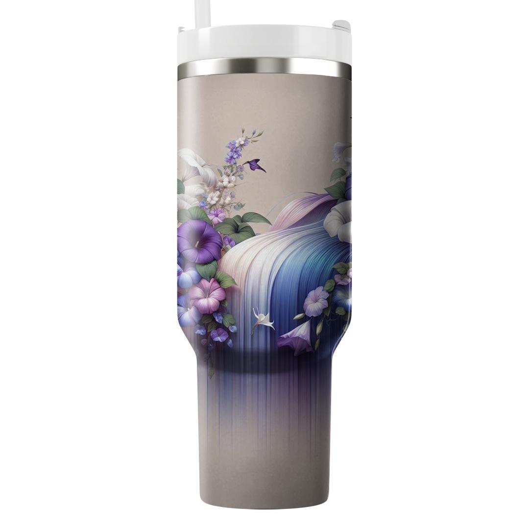Cascading Floral Cascade  Tumblers For Gifts