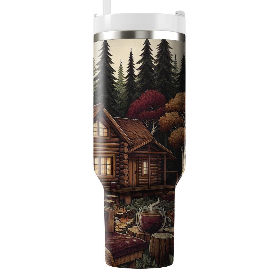 Cozy Autumn Retreat  Travel Tumblers