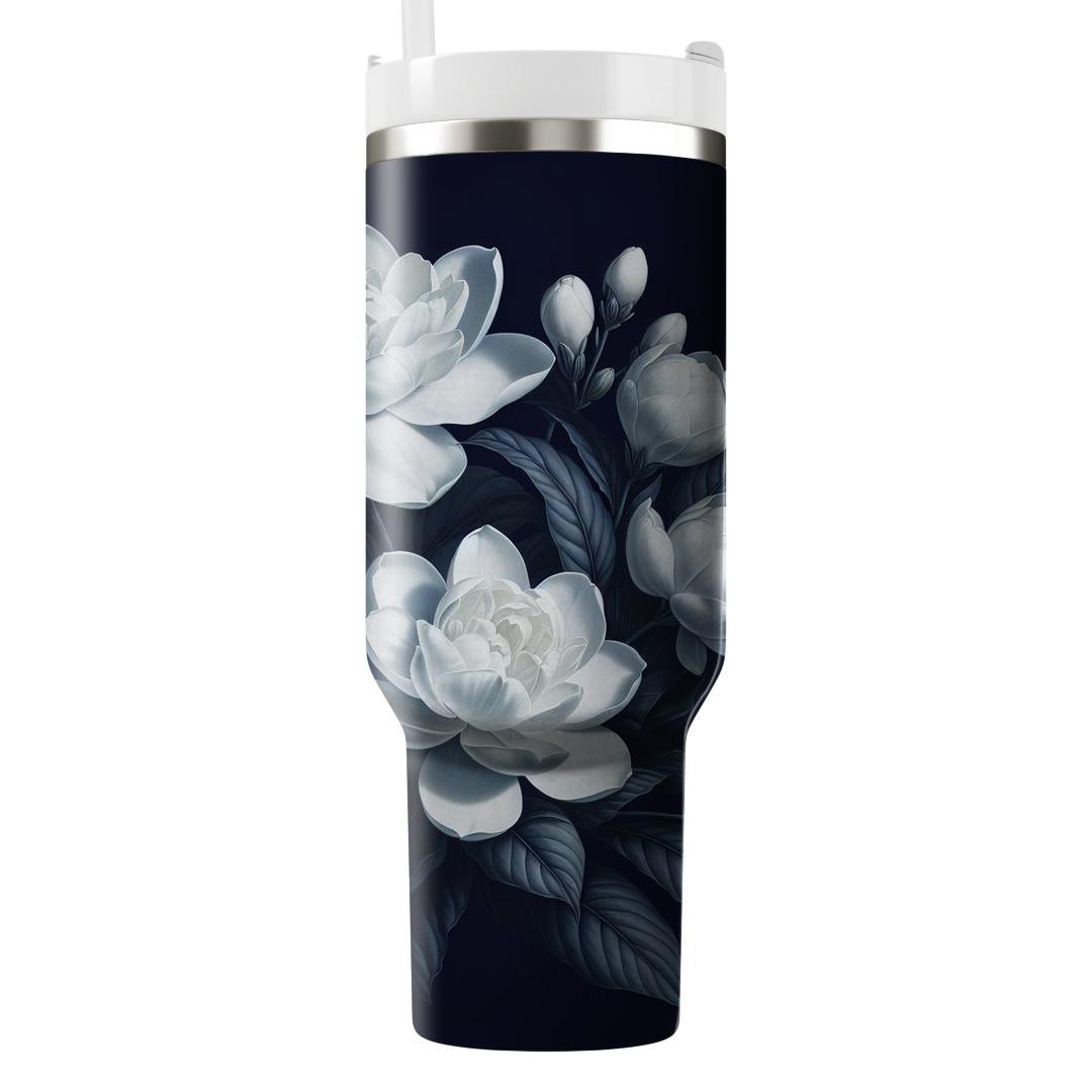 Radiant Gardenia  Unique Tumblers
