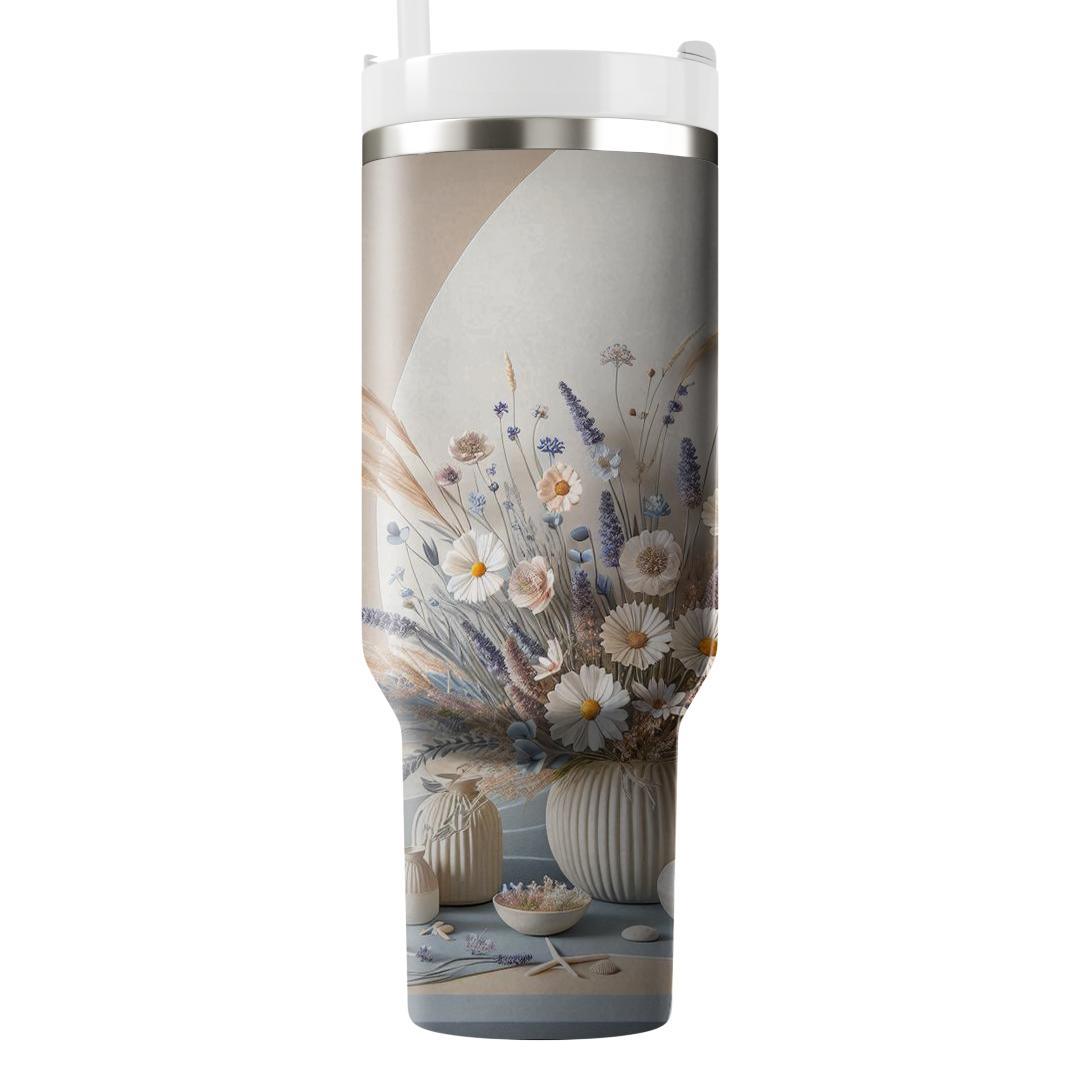 Coastal Blossom  Tumbler Cups