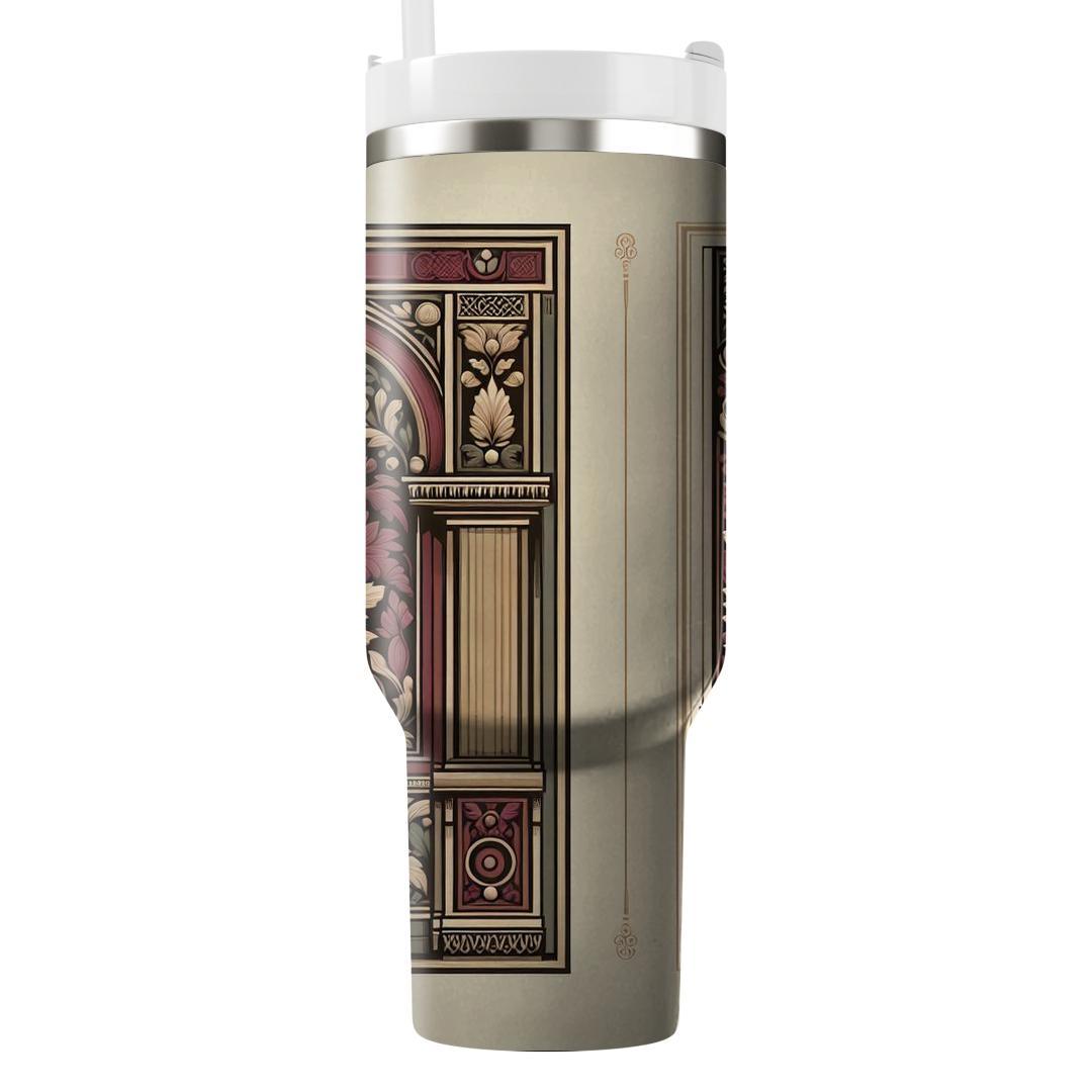 Renaissance Floral Panel  Tumblers For Gifts