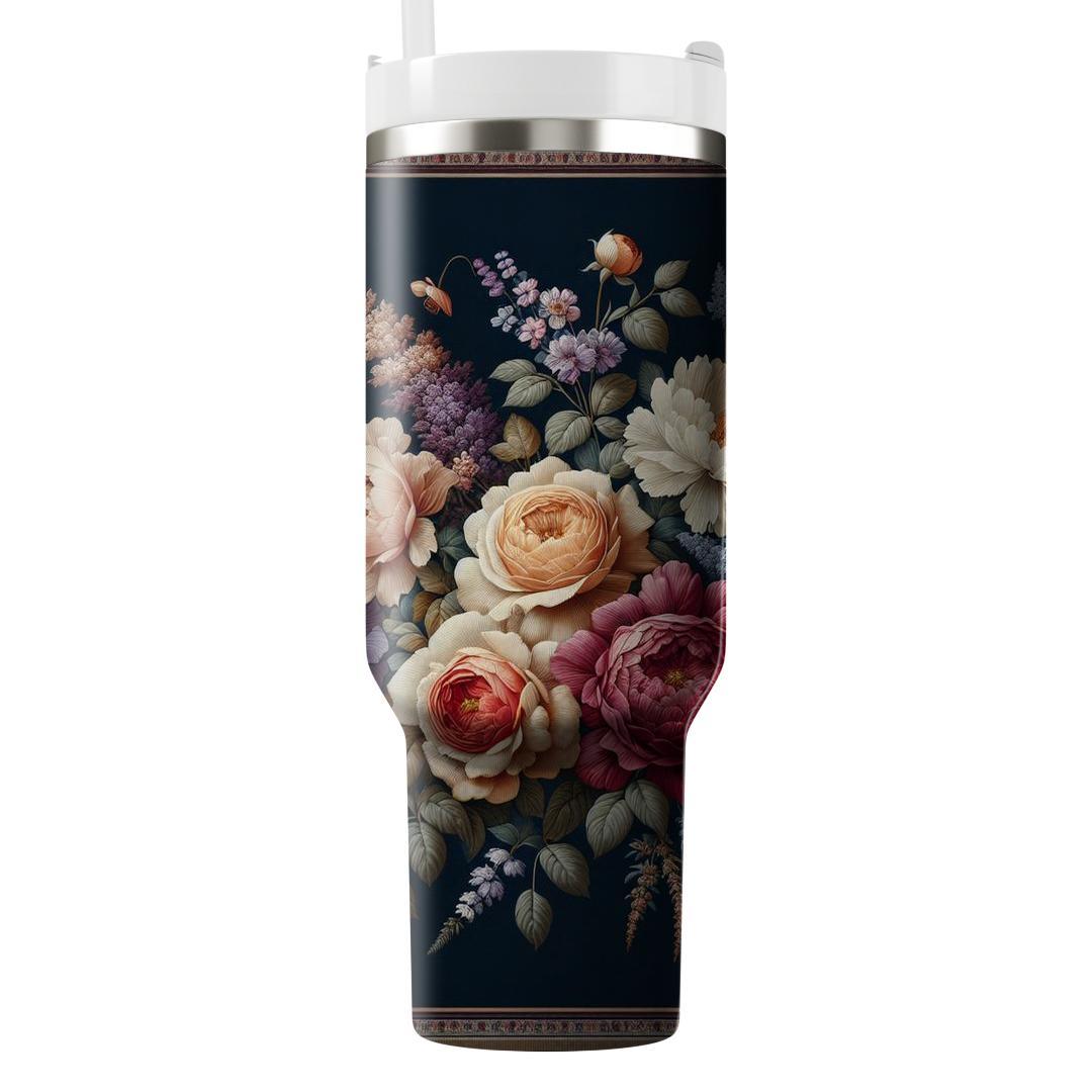 Exquisite Floral Tapestry  Unique Tumblers