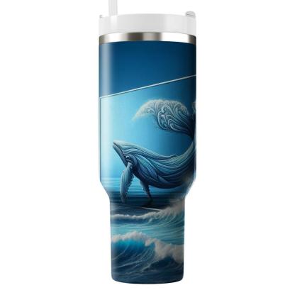 Majestic Whale Tale  Travel Tumblers