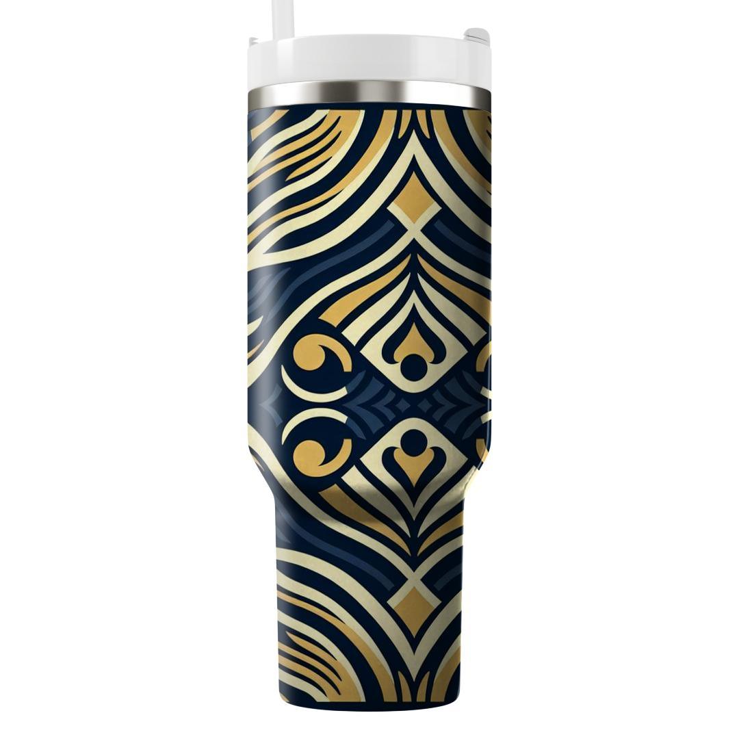 Dazzling Art Deco Wave  Decorative Tumblers