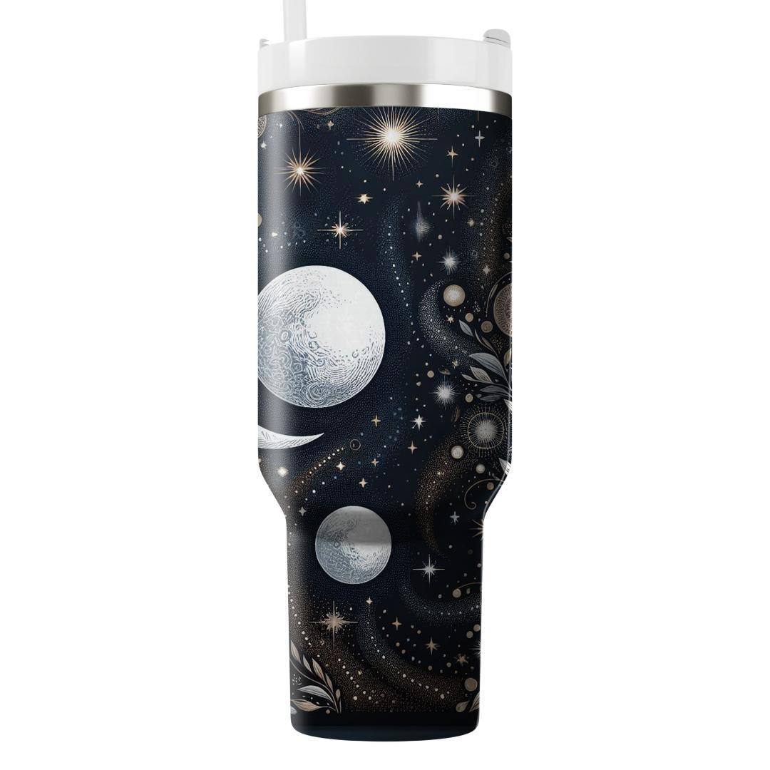 Celestial Moonlit Dreams  Travel Tumblers