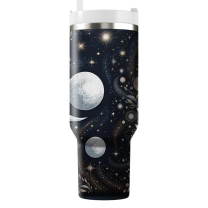 Celestial Moonlit Dreams  Travel Tumblers
