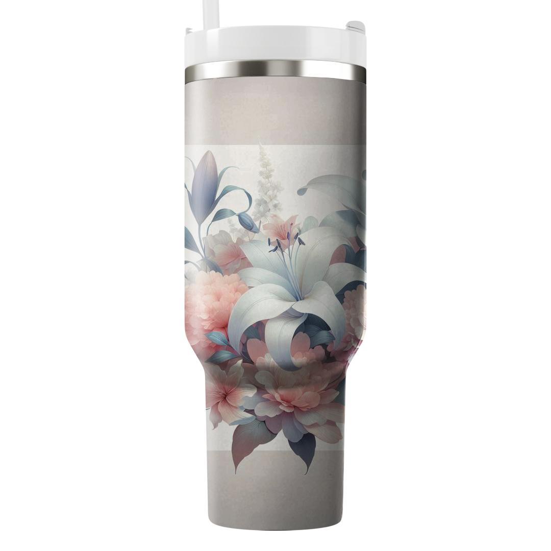 Ethereal Floral Escape  Unique Tumblers