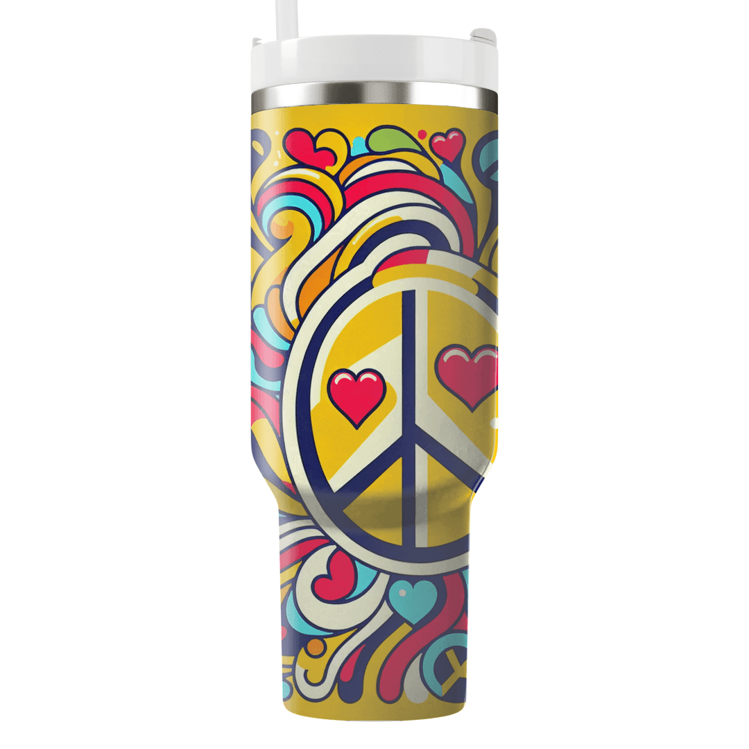 Hippie Soul Peace  Custom Tumblers