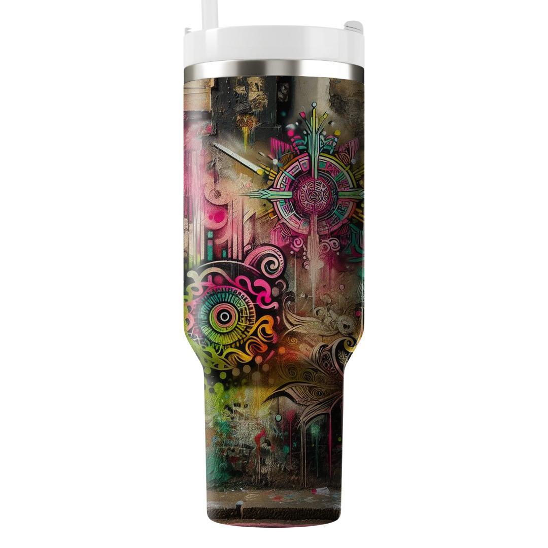 Retro Street Style  Personalized Tumblers