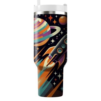 Groovy Space Odyssey  Travel Tumblers