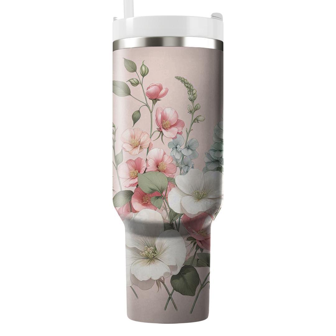 Feminine Blossom Garden  Tumbler Cups