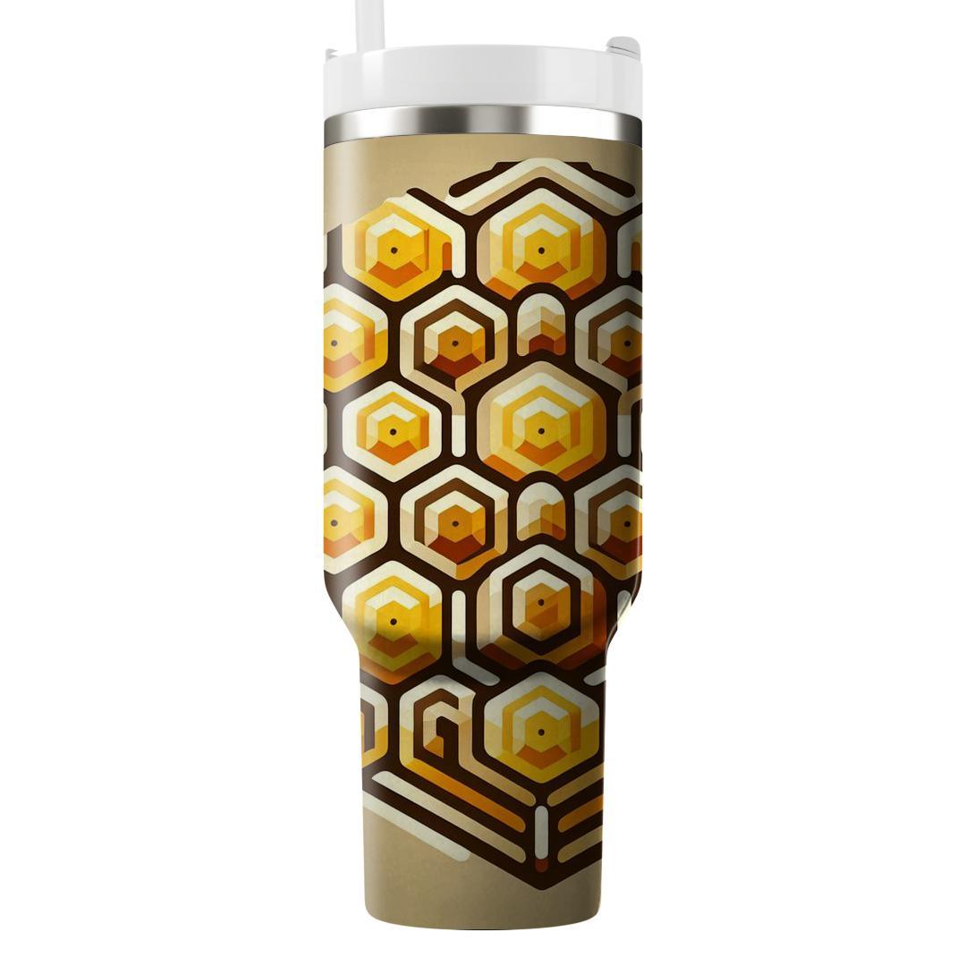 Hexagonal Honeycomb Symphony  Tumblers For Gifts