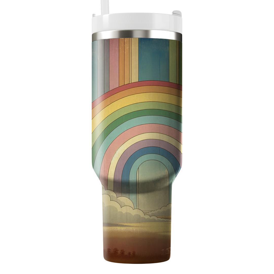 Nostalgic Rainbow Dreams  Travel Tumblers