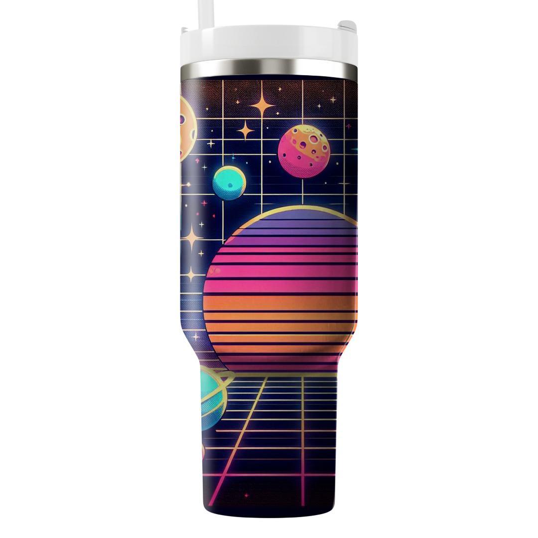 Cosmic Neon Adventure  Personalized Tumblers
