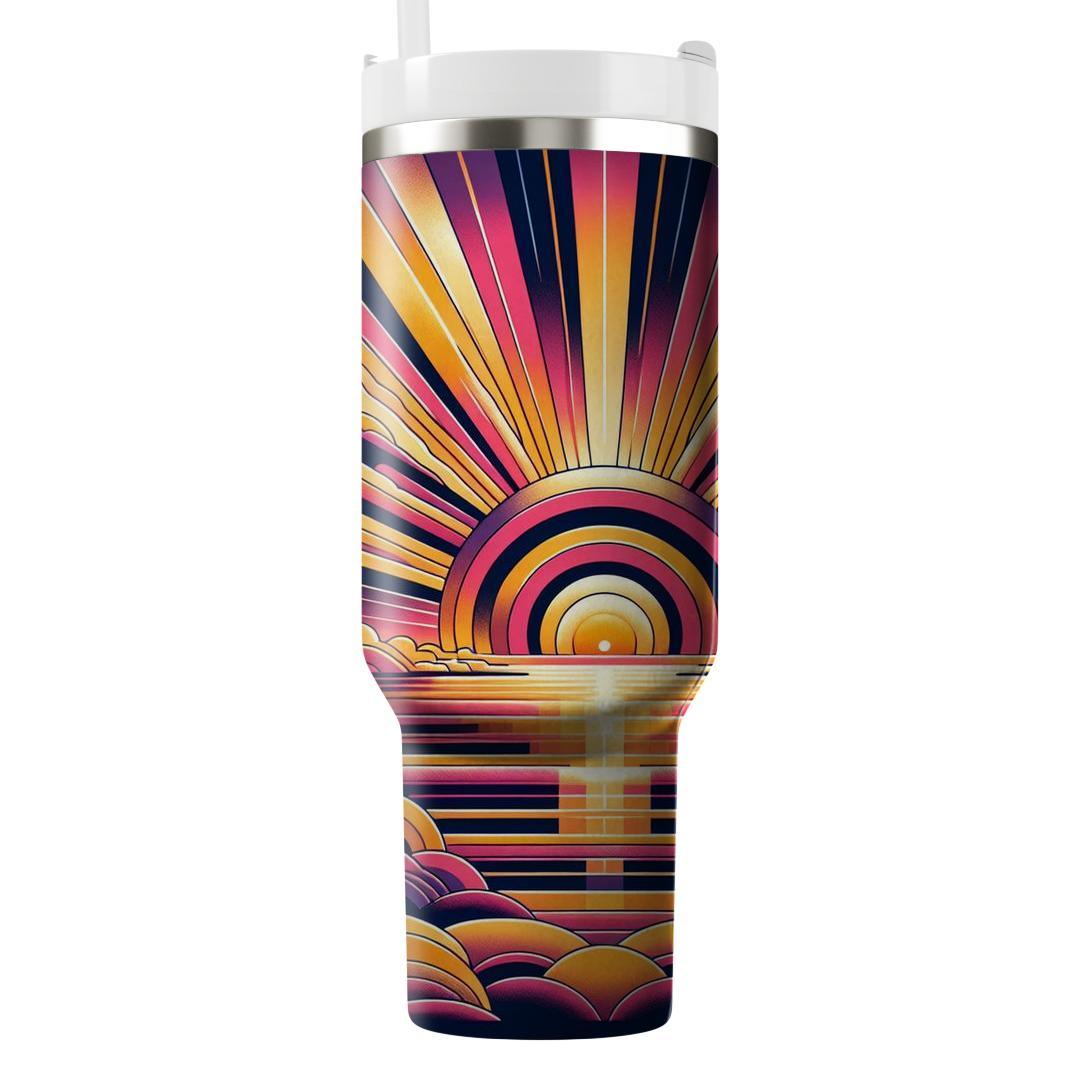 Summer Sunrise Splendor  Tumbler Cups