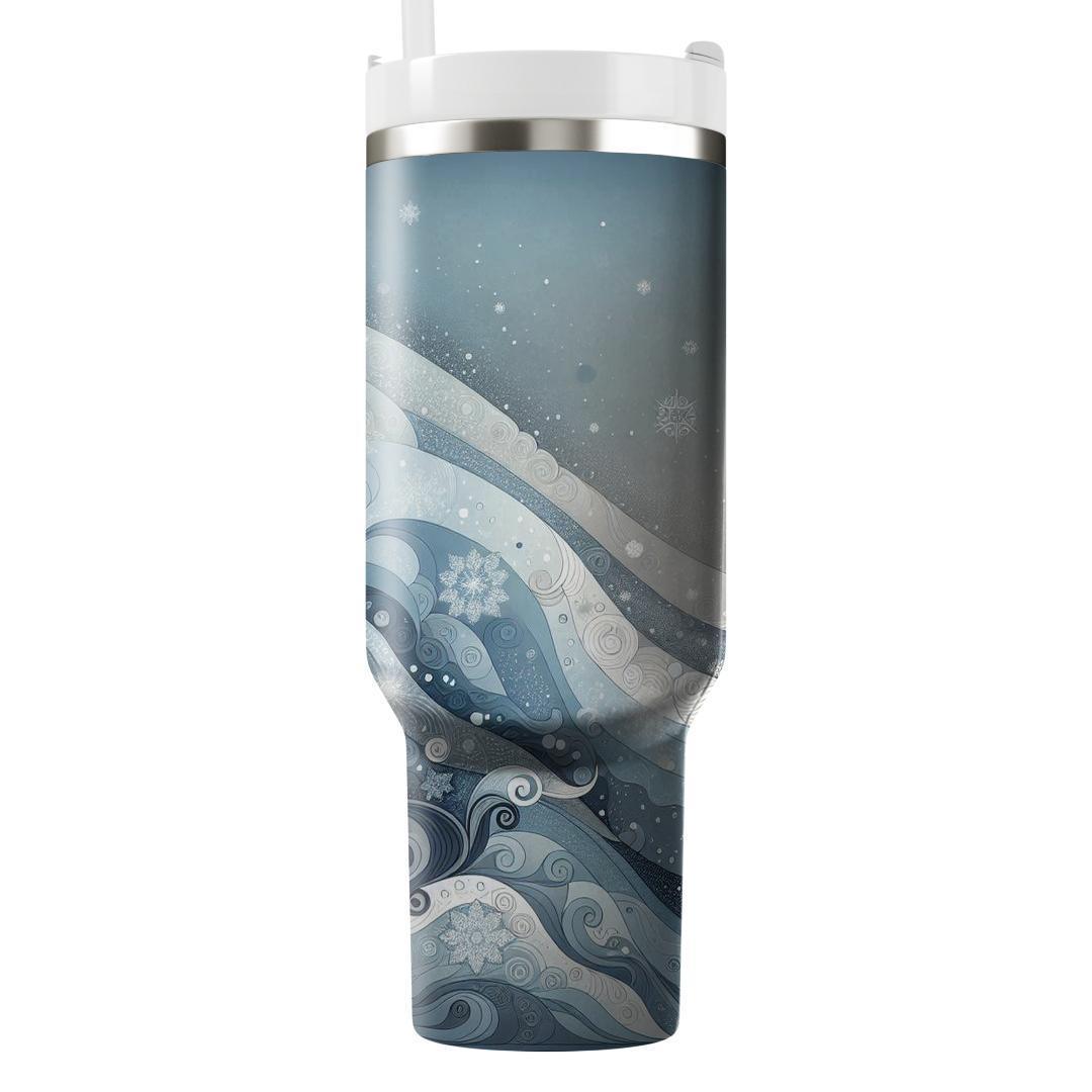 Serene Solstice - Winter Reflection  Tumbler Cups