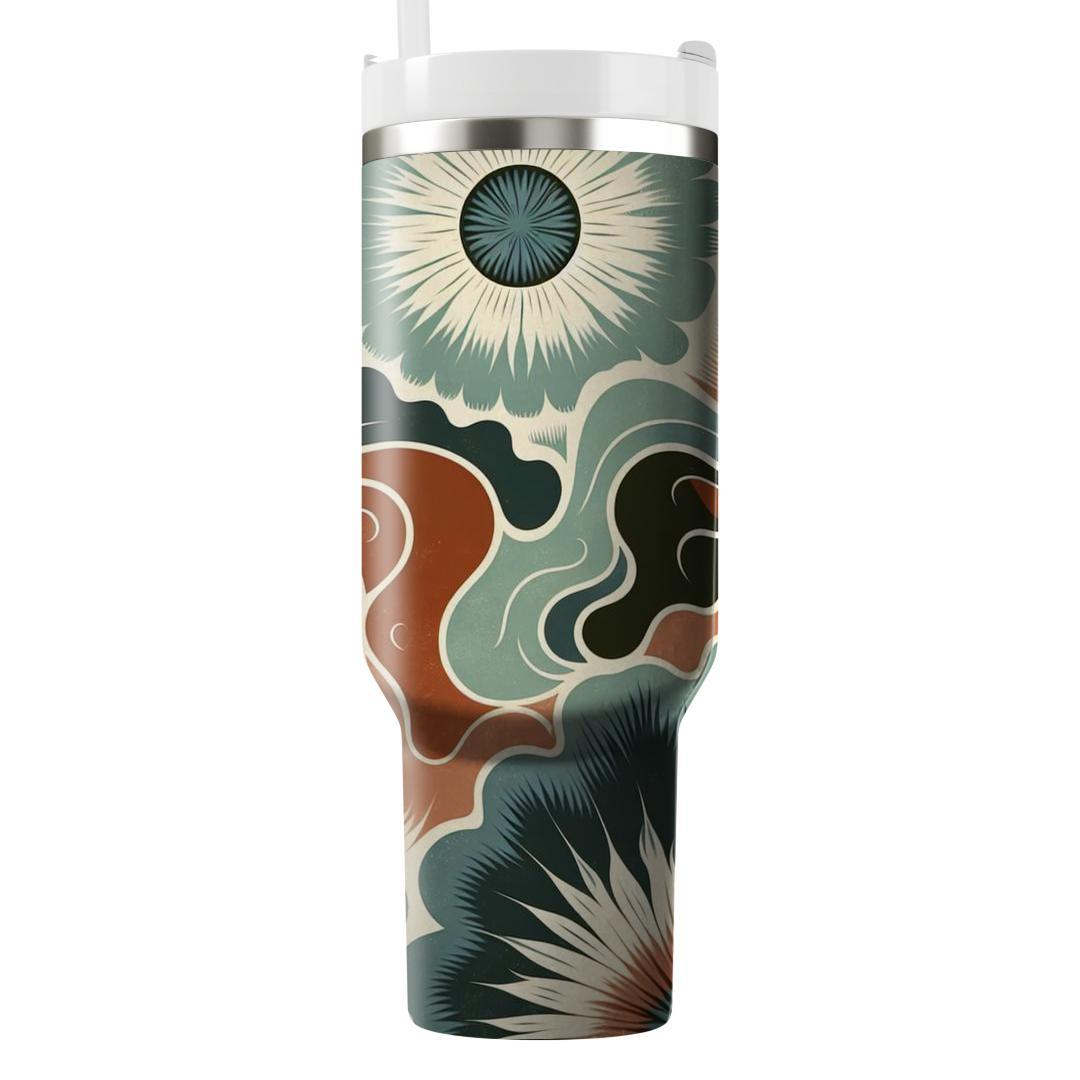 Earthy Tie-dye Delight  Travel Tumblers