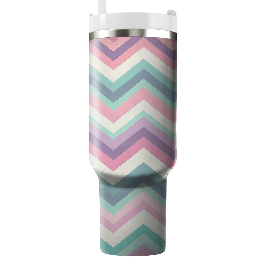 Chevron Pastel Dream  Decorative Tumblers