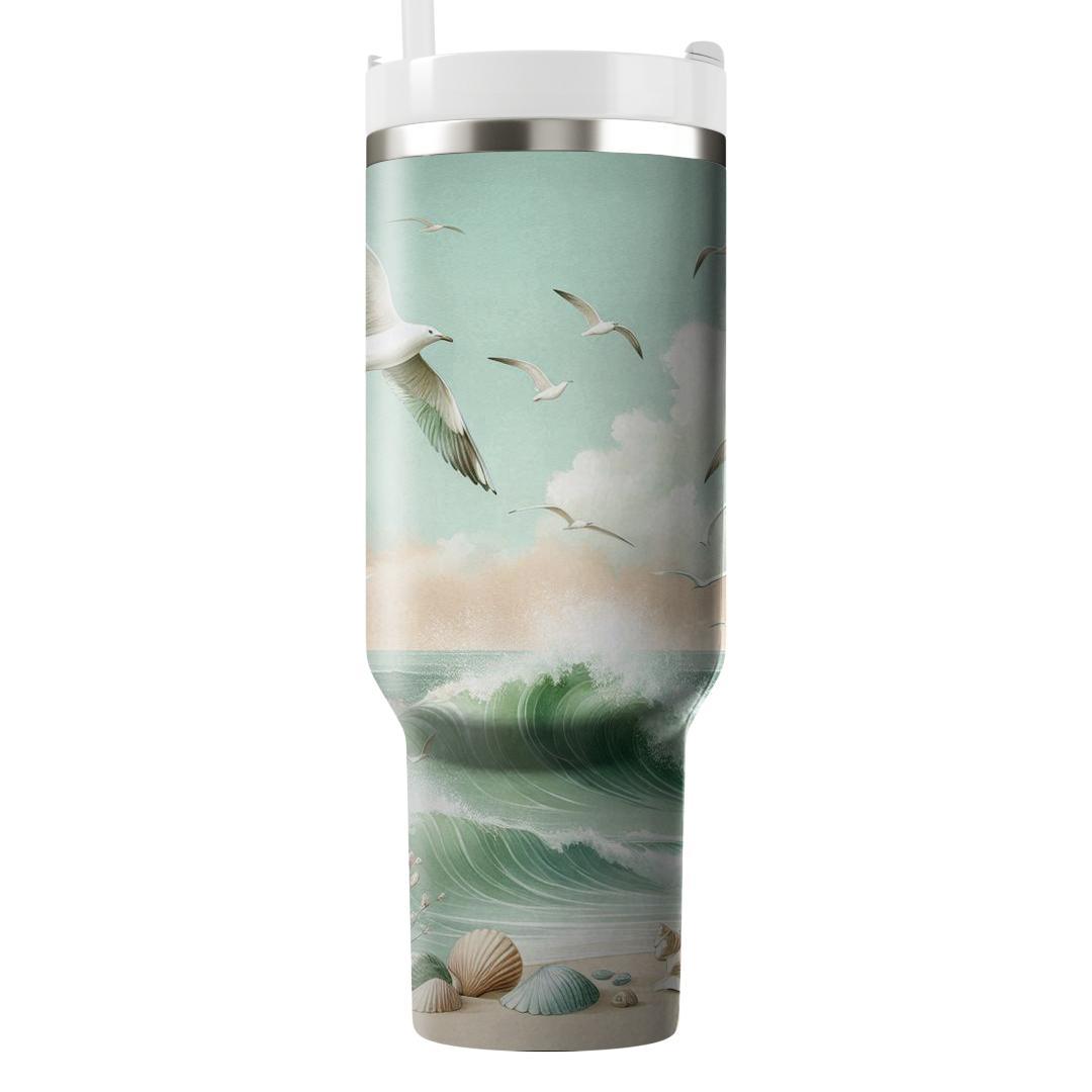 Coastal Summer Breeze  Travel Tumblers