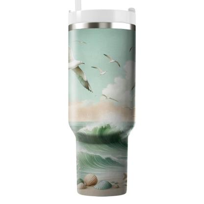 Coastal Summer Breeze  Travel Tumblers