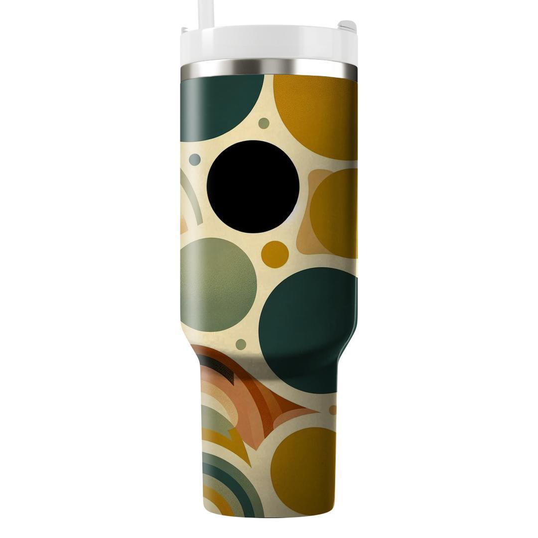 Mellow Vintage Circles  Custom Tumblers