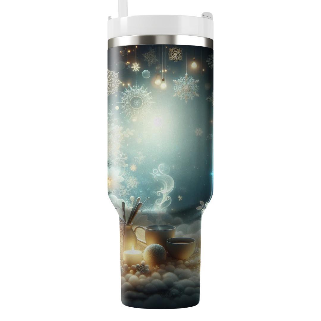 Winter's Embrace - A Cozy Christmas  Tumbler Cups