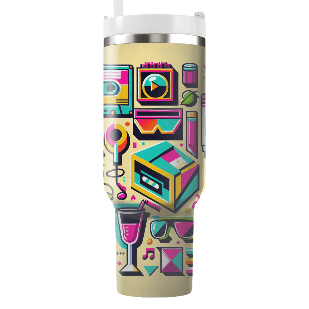 Radical 80s Icons  Personalized Tumblers