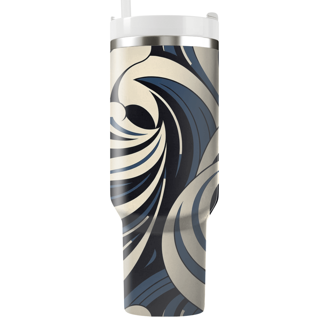 Curved Line Pattern  Decorative Tumblers