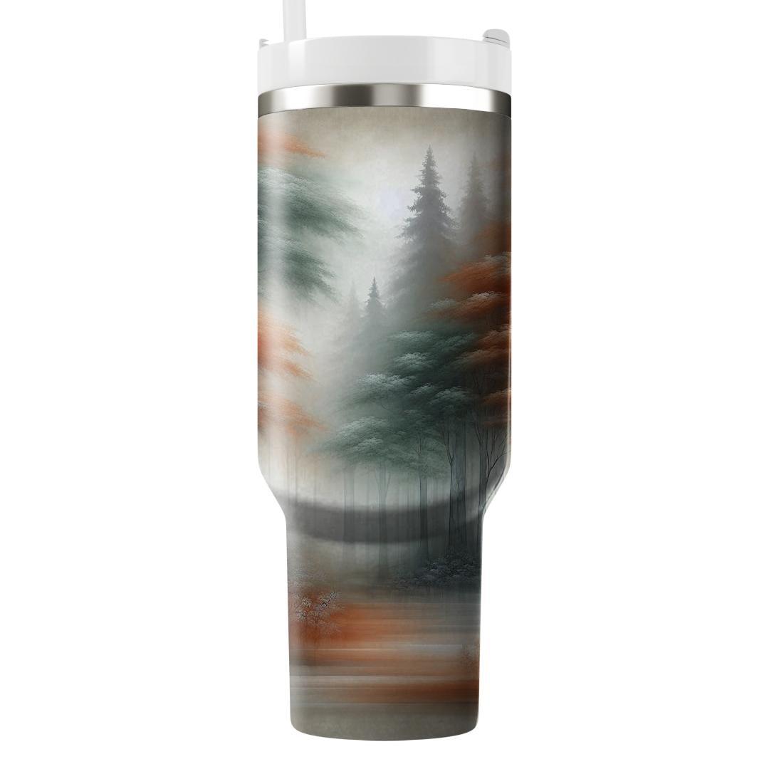 Autumn Foggy Forest  Tumblers For Gifts