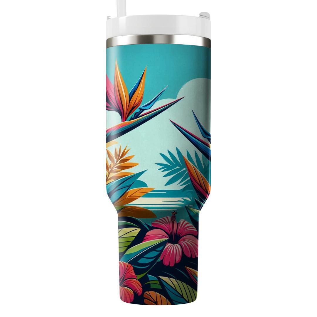Tropical Jungle Bloom  Tumblers For Gifts