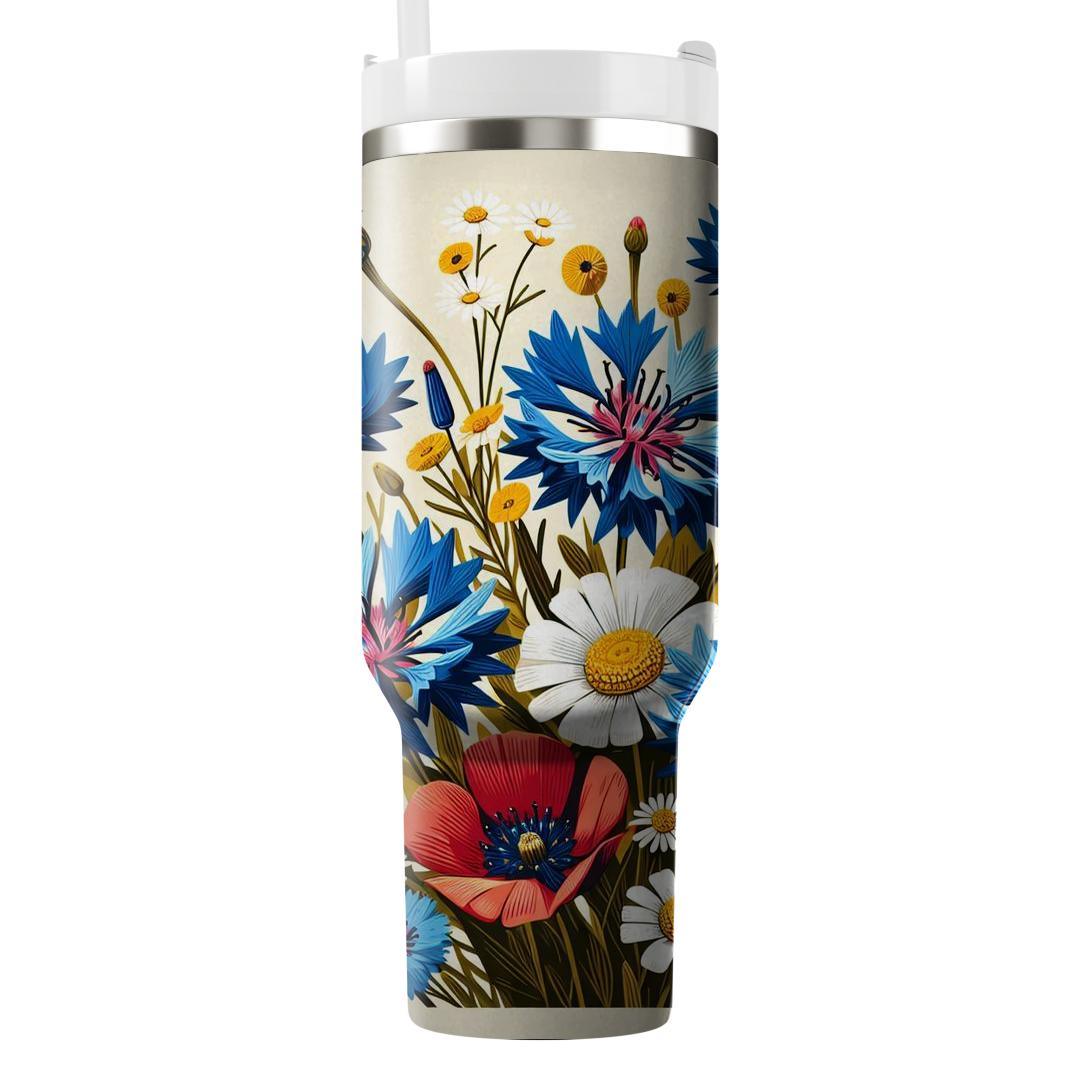 Enchanting Floral Fields  Unique Tumblers